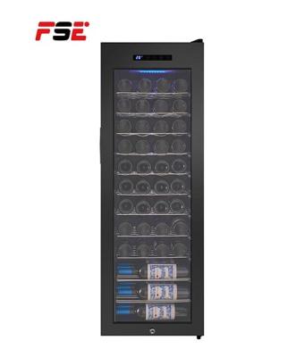 China Thermoelectric Hotel 12 Bottle Fridge RefrigeratorGlass Door Wine Fridge Wine Cooler Wine Cooler Display for sale