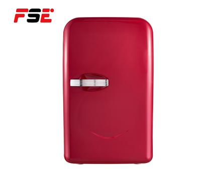 China Absorption FSE Mini Refrigerator 17L Red Color White Color Car Refrigerator for sale