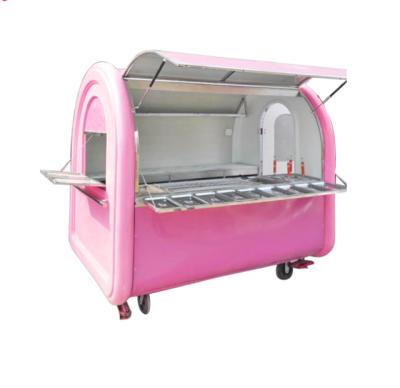 China Convenient multi-functional snack cart villa-type snack cart factory food breakfast kiosk barbecue cart for sale