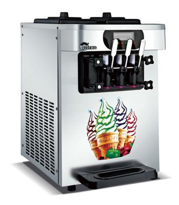 China Hot snack factory sale soft ice cream machine/frozen yogurt machine for sale