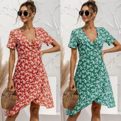 China 2022 Anti-static Bel Dress Sexy V Neck Clothing Summer Formal Dresses For Girls for sale