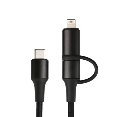 China 2in1 Fast Charging Speed ​​2 In 1 USB Type-C To Type C Male To Male USB Phone Charger Fast USB Cable Type C Data PD For iPad iPhone Huawei from MacBook for sale