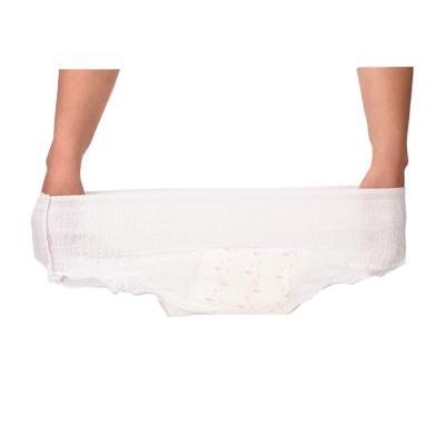 China Fan-Shape 3D Prevent Side Leaking Sanitary Disposable Pants For Heavy Leak Period Panties for sale