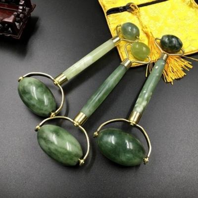 China Popular High Quality Cheap Natural Jade Roller Massage Beauty Facial Stick for sale