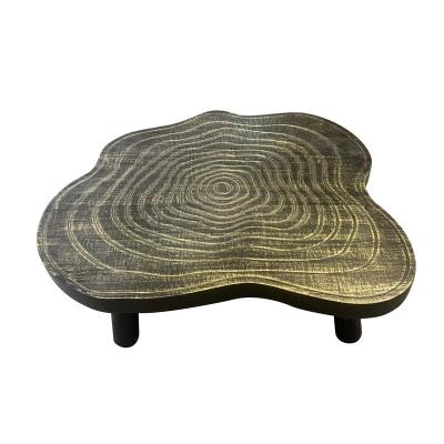 China Convertible Wholesale Classic Decorative Tea Wooden Sofa Round Table Small MDF Dining Coffee Table for sale