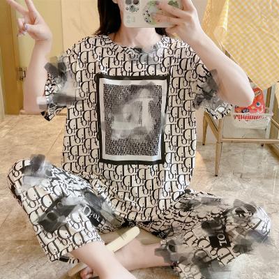 China Factory direct sales new women's pajamas summer shorts two pieces QUICK-DRY women's pajamas manufacturer direct sales pants for sale