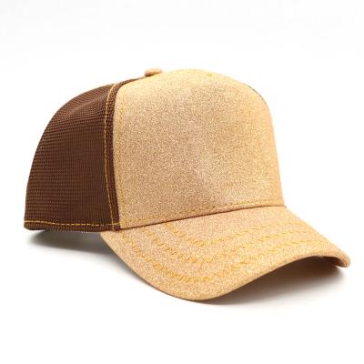 China COMMON Custom High Quality 5 Panel Mesh Snap Back Truck Cap Two Tone Wholesale Trucker Hats for sale