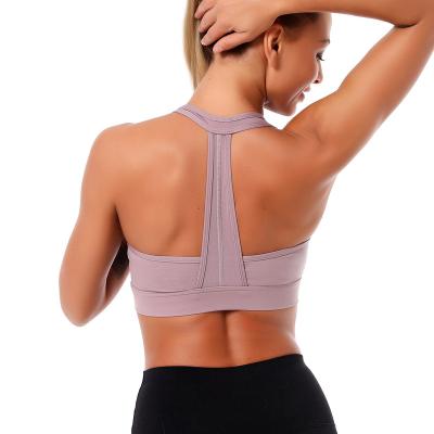 China Breathable Good Quality Vest Workout Running Crop Tops Yoga Bra Fitness Yoga Vest Sports Bra for sale