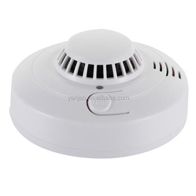 China Fire Alarm Smoke Detection 13 Years Factory Produced Yanjen TUV/CCC Mark Certified 9V Battery Free Smoke Detector for sale