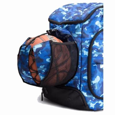 China Customized Polyester Football Bag Printed Durable Sports Equipment for sale