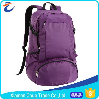 China Muchachas de encargo que funcionan con la mochila impermeable seca del ordenador portátil de la mochila de nylon del ordenador que camina viaje de la mochila del bolso con las cremalleras en venta