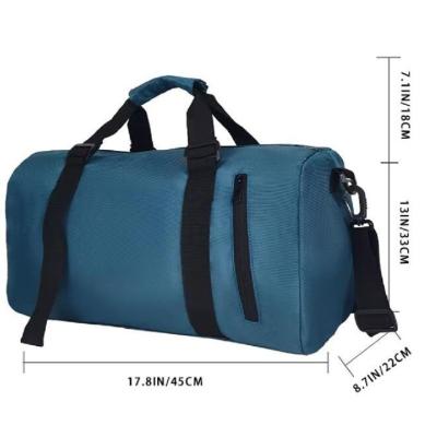 China Custom Sports Gym Bag Lightweight Fitness Bag Waterproof Yoga Bag With Dry Wet Pocket & Shoes Compartment for sale