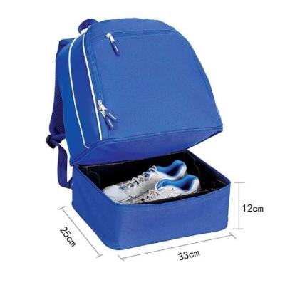 China Custom Travel Shoe Packing Football Soccer Boot Golf Shoes Bag With Lndependent Compartment for sale