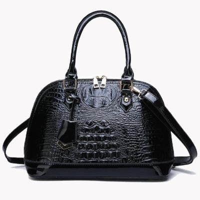 China Lady'S Crocodile Single Shoulder PU Handheld Shell Bag for sale