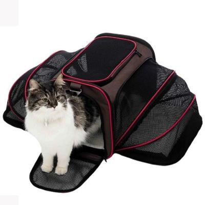 Chine Sac de transporteur lavable dégrossi par doux expansible d'animal familier pour de petits chats de chiens à vendre