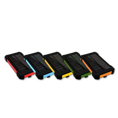 China Fast Charging Waterproof Wireless Charger Solar Power Bank Dual Interface Support Solar Power Bank Camping Solar Power Bank for sale