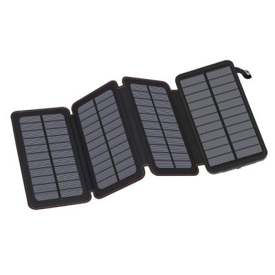 China Waterproof Mini Solar Power Bank 20000mah Power Bank Fast Charging Support Outdoor Portable Solar Phone Charger for sale