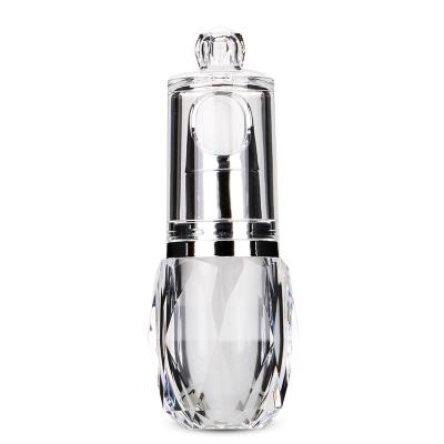 China 10ml cosmetic high quality acrylic nail polish bottle with cosmetic bottles and plastic dropper packaging for sale