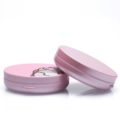 China Recyclable Empty Popular Air Base Cushion Compact Powder Cases Cosmetic Plastic Boxes With Mirror for sale