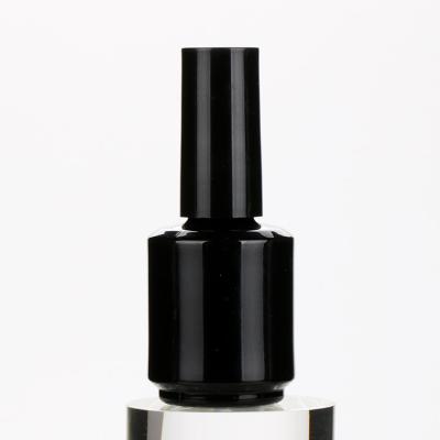 China 15ml Gel Polish Cosmetic Container PP Thick PE Plastic Nail Art Polish Bottle for sale