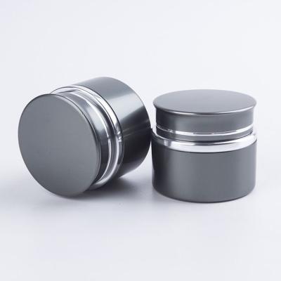 China 5g Gray Aluminum Factory Price Nail Cosmetic Gel Polish Top Container Aluminum Jars for Cosmetics and Skin Care for sale