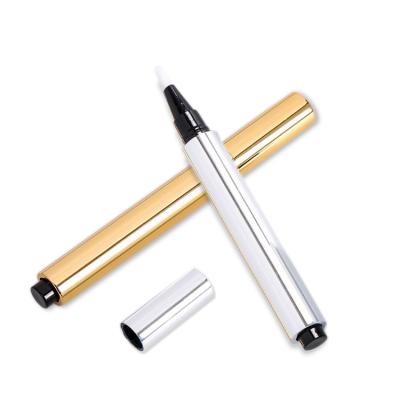 China 2.5ml 4ml Coat Concealer Pen Highlight Brush Empty Lip Gloss Cosmetic Packing UV Stick for sale