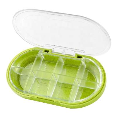 China Plastic Pill Case Pharmacy Pocket Storage Box Pill Box Organizer Bpa Free Daily 8 Grids Travel Pill Organizer for sale