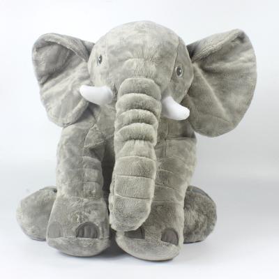 China Soft Stuffed Plush 60cm Baby Toys Dinner Elephant Cushion For Valentine's Day In Bulk for sale