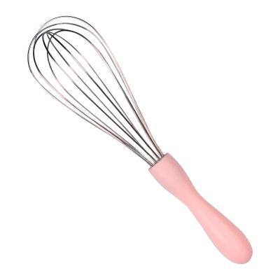 China Viable Professional Cooking Tools Stainless Steel Household Hand Mixer Egg Beater With Cake Or Eggs for sale