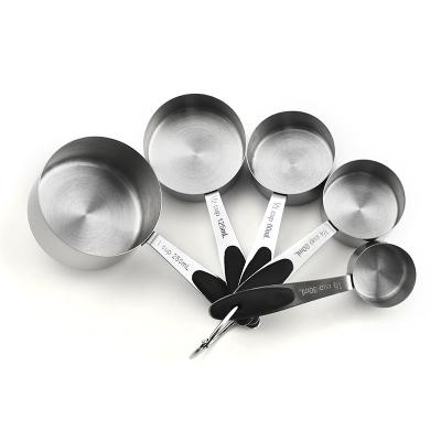 China Viable Success 5pcs Stackable Stainless Steel Measuring Cups and Nesting Set for sale