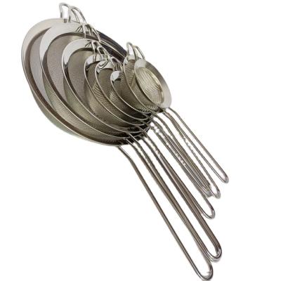 China Kitchen Viable Strainer Pulp Flour Tool Kitchen Stainless Steel Hot Pot Sieve for sale