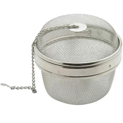 China Viable Factory Wholesale Stainless Steel Tea Infuser Food Strainer Easy Clean Spice Ball for sale