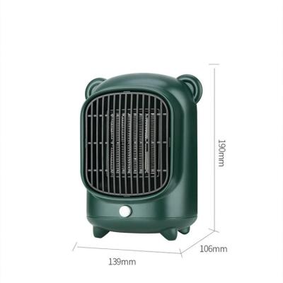 China Portable Room Heater Fan Hot Air Heater Mini Heating Wire Electric Heaters Space Fan Outdoor 3s Warm Up Adjustable Temp for sale