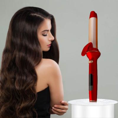 China Auto Spin OEM Styling Tools PTC Ceramic Coating Heat Personal Care Technology Ceramic Infrared Hair Curl Iron for sale