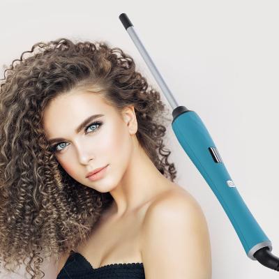 China Portable Electric Anti Scalding Fast Heating Wave Led Digital Display Plastic Metal Salon Hair Curler Stick For Personal And Travel Use for sale