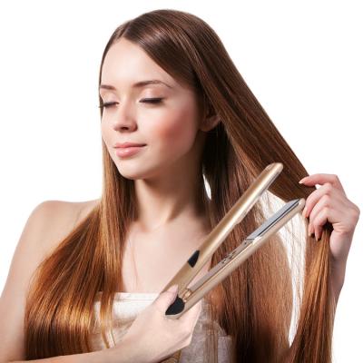 China Professional Fast Ceramic Coating Salon Multi-temperature LCD Digital Display Multi-temperature Heating Flat Iron Hair Straightener For Home Use for sale