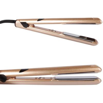 China High Quality Portable Light Weight PTC Multi-temperature Degree Electric Metal Ceramic Hair Straightener For Long Hair for sale