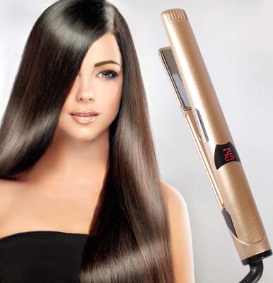 China Custom Multi-temperature 360 ​​Degree Negative Ion Hair Care Rotating Flat Irons PTC Heating Electric Hair Straightener For Home Use for sale