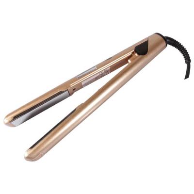 China Multi-temperature PTC Degree OEM Negaative Ions Hair Care Digital Display Heating Smart Easy To Use Led Hair Straightener Anti Scalding for sale