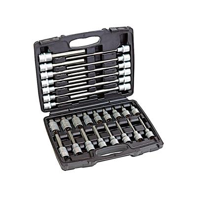 China Hot Selling Household Maintenance 2022 Multi Function Socket Set 30 Pcs 1/2 Dr. Hex Bits Socket Set for sale