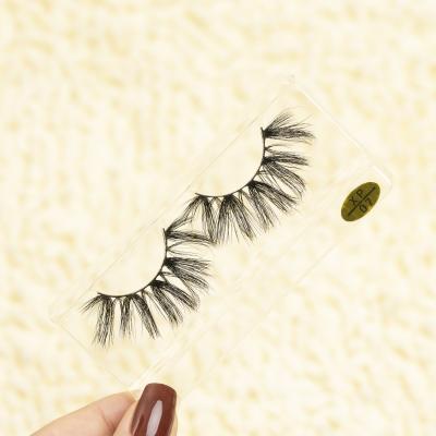 China Wholesales Mink Eyelashes Natural Round Look Synthetic False Curly Hair 100% Soft Light Handmade Eyelashes for sale