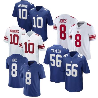 China Anti-Bacterial Eli Manning New York Football Jerseys 8 Daniel Jones 56 Lawrence Taylor Stitched USA Football Vapor Limited Jersey- Royal for sale