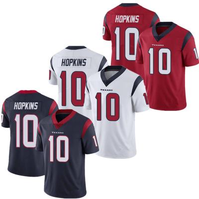 China Anti-Bacterial DeAndre Hopkins Houston Football Jerseys #10 Stitched 2022 USA Football Game Vapor Limited Jersey Wholesale- Navy for sale