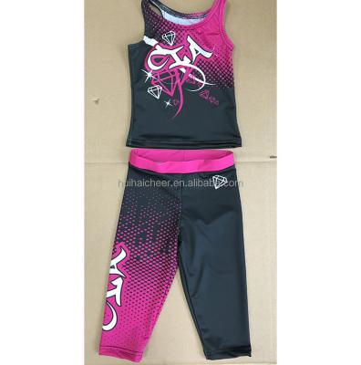 China Skort 2018 sleeveless sublimation singlet sublimation bra shorts for sale