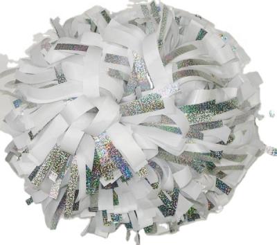 China Plastic mix glitter pom metallic cheerleading poms for cheerleaders with factory price for sale