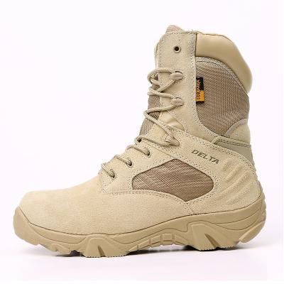 China Cushioning Men's Combat Shoes Outdoor Cushioning Hard-Soled High-Waist High Top Training Special Increasing Botas for sale