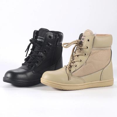 China Cushioning Men's Combat Shoes Outdoor Cushioning Hard-Soled High-Waist High Top Training Special Increasing Botas for sale