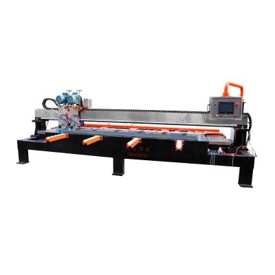 China 3-3200mm Hongyi 3200 Full Automatic Continuous CNC Tiles Cutting Marble Curling Ceramic Processing Machine for sale