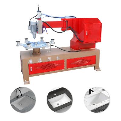 China Building Material Shops Hongyi Large Format Tiles And Stone Edge Polisher Heads Beveled Tile Edge Polishing Machine For Star Tiles Machine for sale