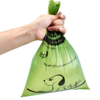 China Sustainable Environmentally Friendly Biodegradable 16 Roll Dog Cleaning Poop Bag Pet Waste Bag Thick Bag for sale